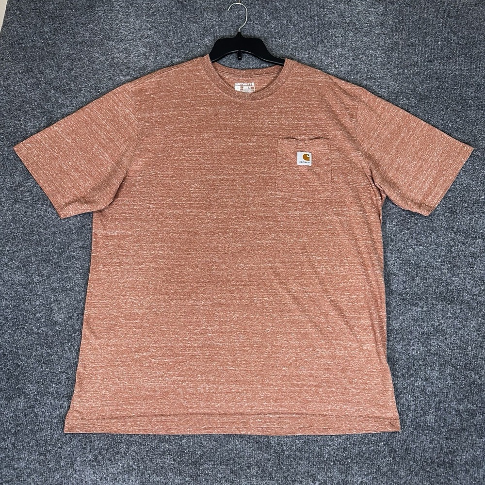 Carhartt Heathered Rust Short Sleeve Pocket Tee